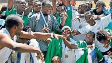 <b>CAMPEÓN. </b>La selección nigeriana ganó el Mundialito en 2008.