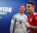 James es protagonista en video del fixture del Bayern