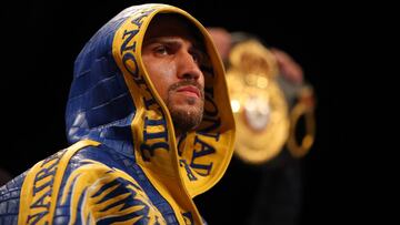 Vasily Lomachenko, antes de su combate ante Luke Campbell.