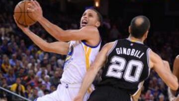 Stephen Curry y Manu Ginóbili.