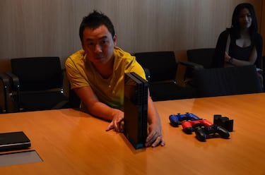 En las oficinas de SONY Japón con Playstation 4