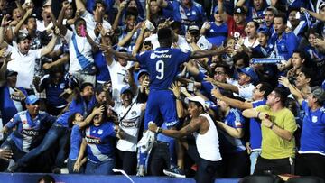De Jesús, tras marcar el gol de la victoria en el Clásico de Ecuador.