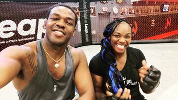 Jon Jones y Claressa Shields