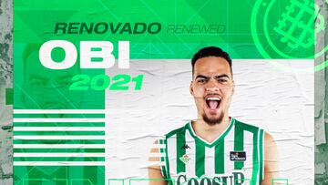 Obi Enechionyia renueva una temporada con el Coosur Betis