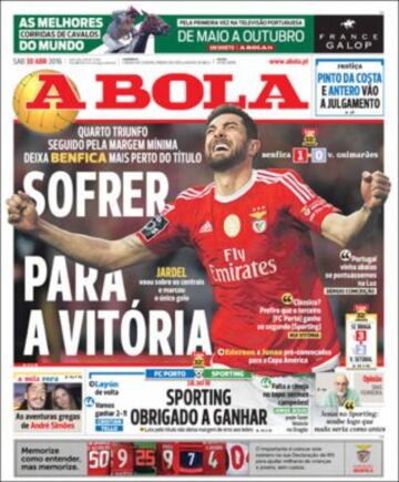 Portadas de la prensa mundial