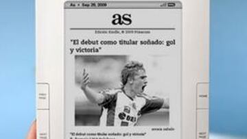 <b>AS EN KINDLE.</b> Amazon ofrece dos modalidades de suscripción, una mensual cuyo precio, para cada diario, es de 19,99 dólares (12,80 euros), y otra por ejemplar de 1,25$ (0,83 ¤) para AS.