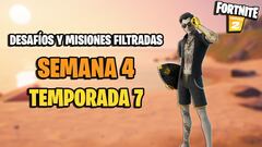 Fortnite Temporada 7: desaf&iacute;os y misiones filtradas Semana 4