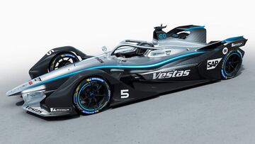 El Mercedes-Benz EQ Silver Arrow 01 de la Fórmula E.