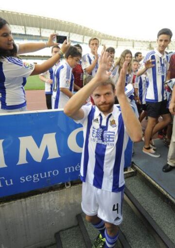 Presentación de Illarramendi como nuevo jugador de la Real Sociedad.