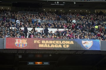 Palco del Camp Nou.