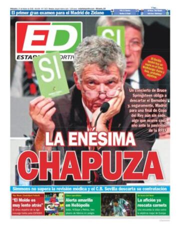 Portadas de la prensa mundial