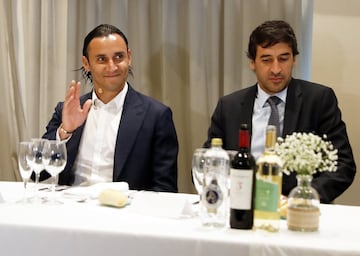 Keylor Navas y Raúl.