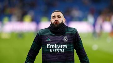 Benzema, con el Real Madrid.