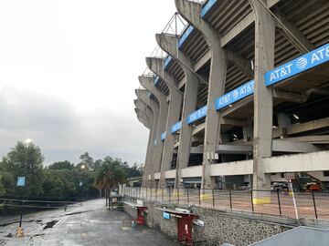 El Estadio Azteca luce desolado para el México vs Jamaica