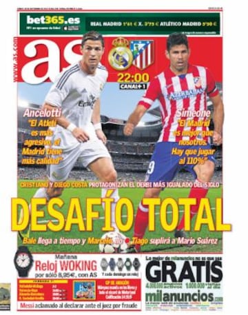 Las portadas de AS de septiembre