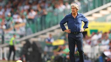 Manuel Pellegrini, en su último partido.