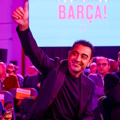 Xavi ‘vota’ a Víctor Font