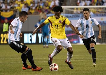 La Selección Colombia dirigida por Arturo Reyes enfrentó a la Selección de Argentina, en partido amistoso disputado en el estadio MetLife de New Jersey.