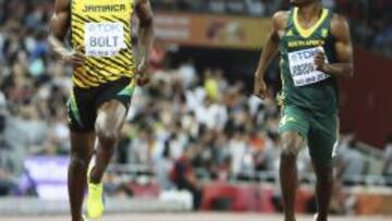 Bolt y Gatlin, a la final de 200m con 19.96 y 19.87