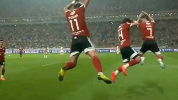 ¡Tres rivales imitan festejo de Cristiano con él presente!