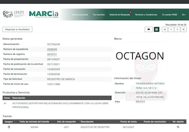Octagón o Triple A ¿Quién es el dueño del personaje? 