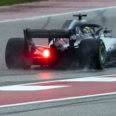 Hamilton mejor tiempo en agua con Alonso cuarto