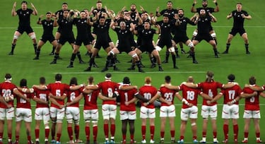 Una 'haka' antes de una gran paliza