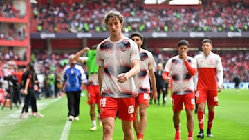 Marcel Ruiz of Toluca during the 8th round match between Toluca and Guadalajara as part of the Liga BBVA MX Varonil, Torneo Clausura 2026 at Nemesio Diez Stadium, on February 28, 2026 in Toluca, Estado de Mexico, Mexico.