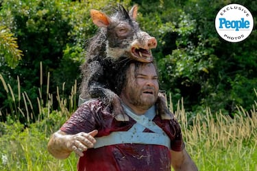 Jack Black sorprende en las primeras imágenes de ‘Anaconda’ y se convierte en una comedia absurda y divertidísima