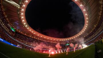 La afici&oacute;n llen&oacute; el Wanda Metropolitano en casi todos los partidos. 