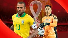 ¡Historia! Dani Alves y Alfredo Talavera entre los jugadores más longevos en asistir a un Mundial