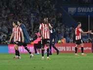 04/03/26 PARTIDO COPA DEL REY SEMIFINAL VUELTA
REAL SOCIEDAD - ATHLETIC DE BILBAO
PRIMER GOL PENALTI MIKEL OYARZABAL 1-0 TRISTEZA IÑAKI WILLIAMS