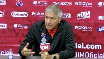 Zambrano en rueda de prensa después del empate contra once Caldas