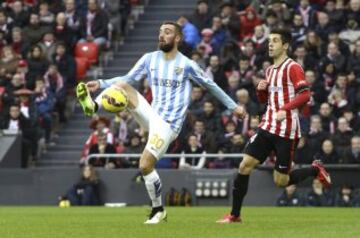 Sergi Darder controla el balón frente a Markel Susaeta.