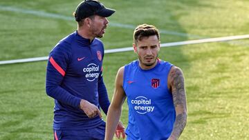 Saúl, con el Cholo.