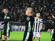 Pablo García, ante el PAOK.