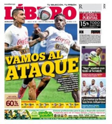 Portadas de la prensa mundial