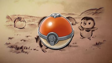 Pok&eacute; Ball de Leyendas Pok&eacute;mon: Arceus. Est&aacute;n hechas de madera y funcionan a vapor.