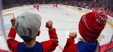 Pasión por el hockey hielo desde muy pequeños