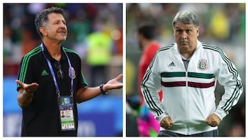 Juan Carlos Osorio y Gerardo Martino, antiguos seleccionadores de México.