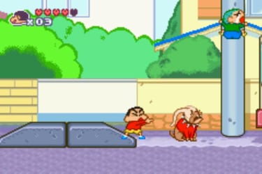 La figura de Shin-Chan; el juego de GBA que solo llegó a Japón y España