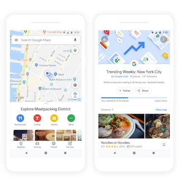 El nuevo Google Maps: mejoras, novedades y nuevo rediseño