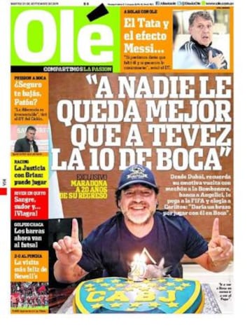 Portadas de la prensa deportiva