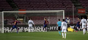 3-1. Leo Messi  marcó el tercer gol.