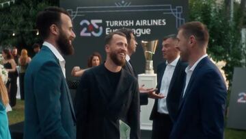 Un ‘spot’ de cine y estrellas para el 25º aniversario de la Euroliga