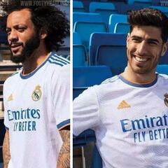 Benzema, Marcelo y Asensio lucen la nueva camiseta del Real Madrid