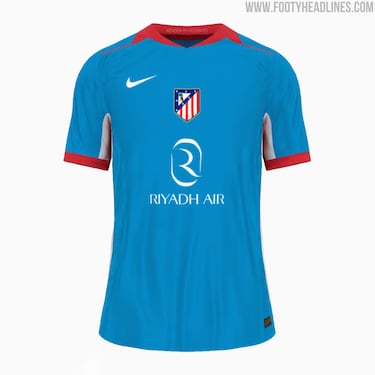 Imagen de la posible tercera equipación del Atlético de Madrid para la temporada 2025-26