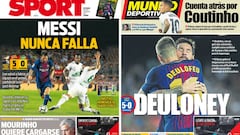 La prensa de Barcelona ya ve en Deulofeu otro Neymar