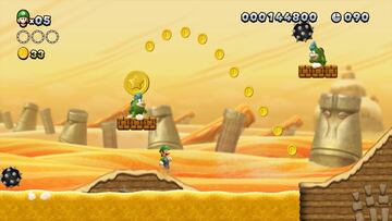 Captura de pantalla - New Super Mario Bros. U - Super Luigi U (WiiU)