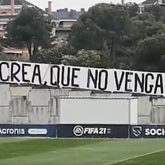 "Quien no crea que no venga", el mensaje de la afición del Atlético